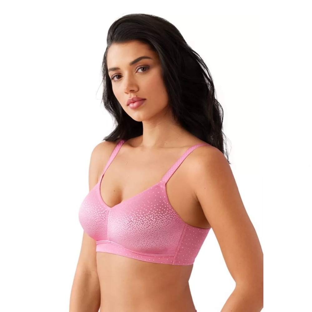 Wacoal Pink “Back Appeal” Wireless Bra, SZ 36DD NWT - Picture 3 of 5